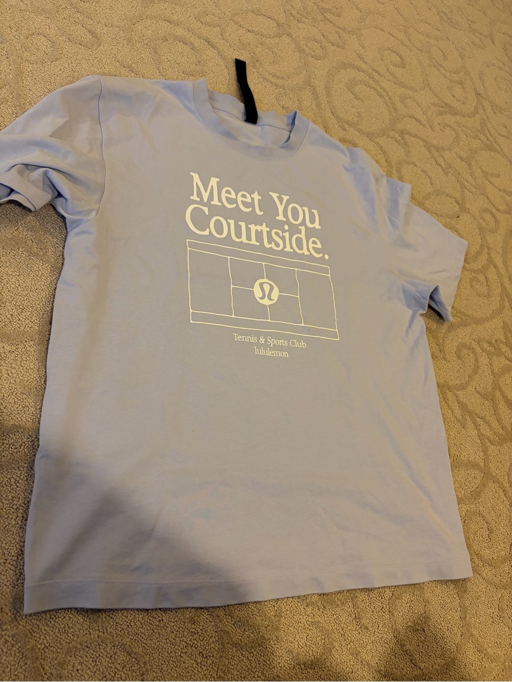 lululemon athletica Light Lavender "Meet You Courtside" Short Sleeve Tee